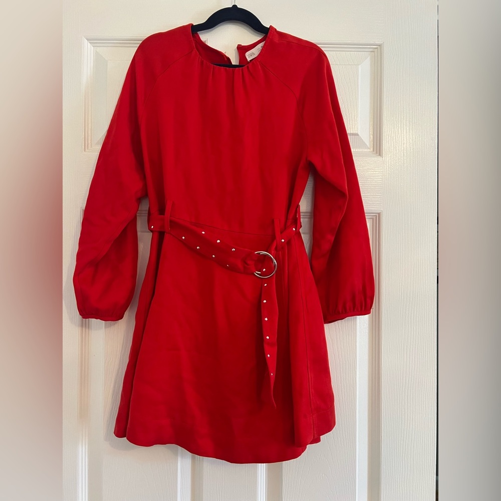 Red dress for kids size 10 by Zara